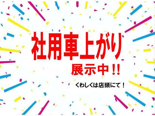 当社社用車として使用してました、新車保証も継承でき安心してお乗り頂けます。