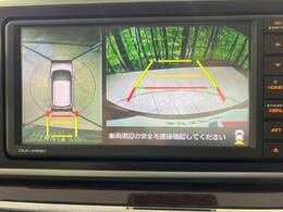 【パノラマモニター】専用のカメラにより、上から見下ろしたような視点で360度クルマの周囲を確認することができます☆死角部分も確認しやすく、狭い場所での切り返しや駐車もスムーズに行えます。