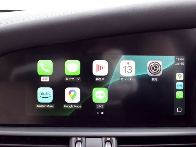 アップルカープレイ・アンドロイドオートの接続が可能です。アプリ利用によるMAPナビゲーションやミュージック再生をお楽しみいただけます。詳しくはフリーコール　0078-6002-080898まで。