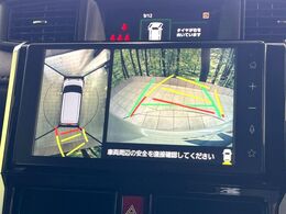 【パノラマモニター】専用のカメラにより、上から見下ろしたような視点で360度クルマの周囲を確認することができます☆死角部分も確認しやすく、狭い場所での切り返しや駐車もスムーズに行えます。
