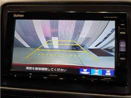 【バックカメラ】後退時も安心。リバース連動で画面が切り替わるのでとっても便利。