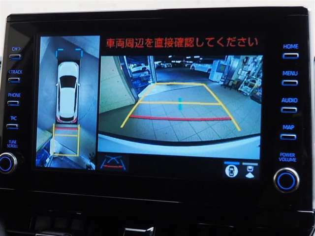 ☆リバース連動のバックカメラです。後方確認しながら車庫入れできます。