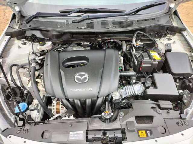 【SKYACTIV-G】高圧縮燃焼によりエンジンの効率を高め、燃費と低中速トルクが向上し実用域での使いやすさを追求した新世代高効率・直噴ガソリンエンジン！