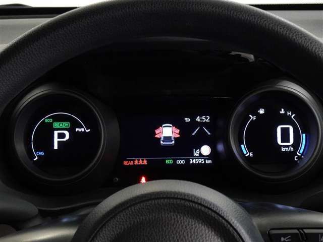 機能的で見やすいメーターです。