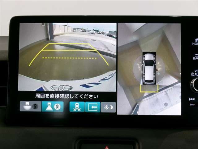 全方位モニター付きです。