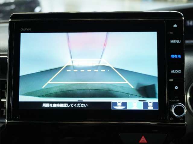◆バックカメラ◆リバースにするだけで映ります、後方の安全確認や、狭い駐車場での車庫入れ、雨の日や夜間など視界の悪い時に便利です！安全にバックする為には欠かせない装備です。