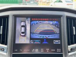 【パノラミックビューモニター】上から見下ろしたように駐車が可能です。安心して縦列駐車も可能です。