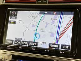 【純正9インチナビ】一体感のあるナビは、高級感ある車内を演出してくれます。Bluetooth再生などオーディオ機能も充実しておりますので、運転もより楽しめます♪
