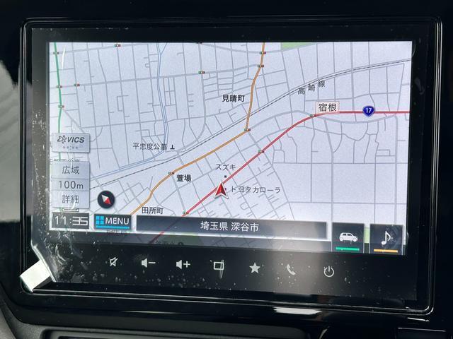 【ナビゲーション装着車】地図もはっきりと見やすいですね♪