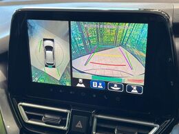 【全方位モニター用カメラ】専用のカメラにより、上から見下ろしたような視点で360度クルマの周囲を確認することができます☆死角部分も確認しやすく、狭い場所での切り返しや駐車もスムーズに行えます。