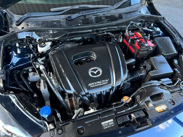 SKYACTIV-Gエンジン◆P3-VPS型1.3L直列4気筒DOHC◆タイミングチェーン駆動◆レギュラーガソリン仕様