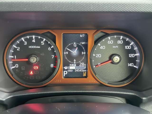 【スピードメーター】メーターがシンプルで見やすく運転しやすいですね！