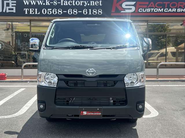 KSファクトリーハイエース名古屋店ハイエース専門店　ハイエース　コンプリートカー　パーツ販売　　福祉車両　キャンピングカー　　ローダウン　リフトアップなど様々なカスタムが可能です。車中泊　アウトドア