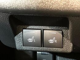 【シートヒーター】寒い日に重宝するシートヒーター！エアコンより早く温まってくれるので寒がりの人も安心ですね♪エアコンの温風は乾燥するから苦手、という方にもをおすすめです。