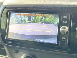 【バックカメラ】駐車時に後方がリアルタイム映像で確認できます。大型商業施設や立体駐車場での駐車時や、夜間のバック時に大活躍！運転スキルに関わらず、今や必須となった装備のひとつです！