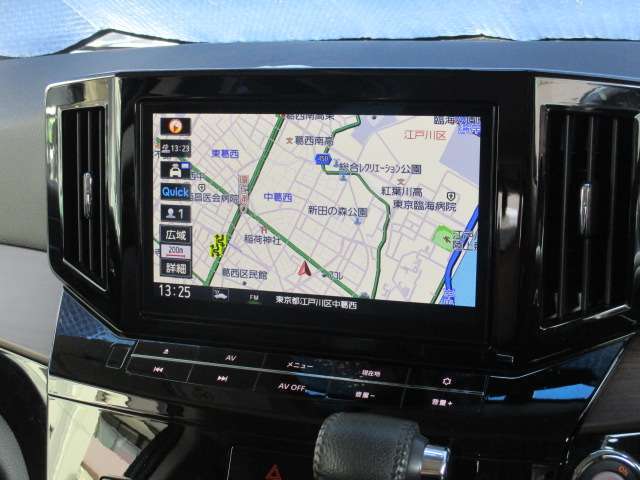 タッチパネルで使い易い日産純正メモリーナビゲーション