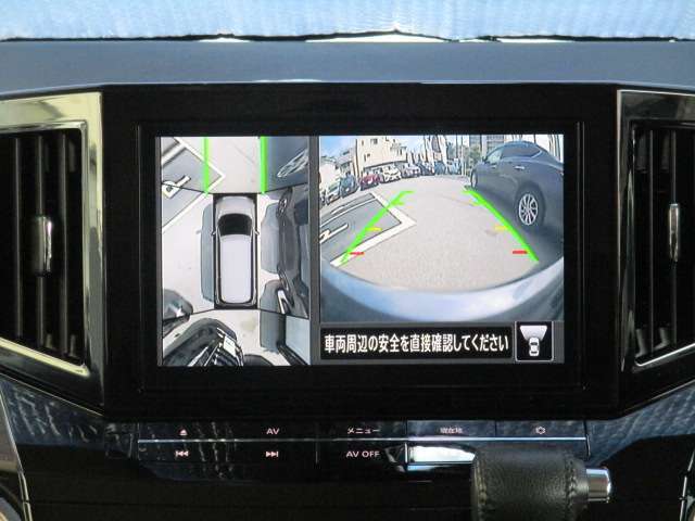 アラウンドビューモニターは上から目線で全方向確認します。