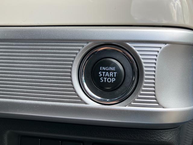 ボタン1つでエンジンを始動【キーレスプッシュスタート】！イモビライザーも標準装備です。
