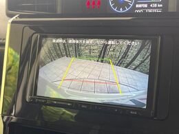 【バックカメラ】駐車時に後方がリアルタイム映像で確認できます。大型商業施設や立体駐車場での駐車時や、夜間のバック時に大活躍！運転スキルに関わらず、今や必須となった装備のひとつです！