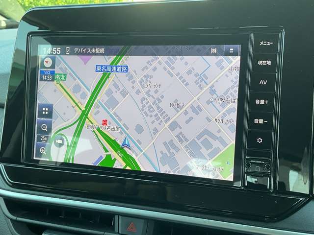 純正ナビゲーション搭載。操作性に優れ直感・感覚的に使用していただけます。説明書も揃っておりますので、ご安心ください。