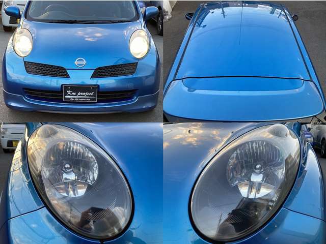 出品前には全車コーティング屋さんと同じ工程の下地作り、3度のバフ掛けしております！艶鮮やかに仕上げてます！磨き後には簡易コーティングも実施しており艶、光沢も◎！ライトは黄ばみとりも行っております！