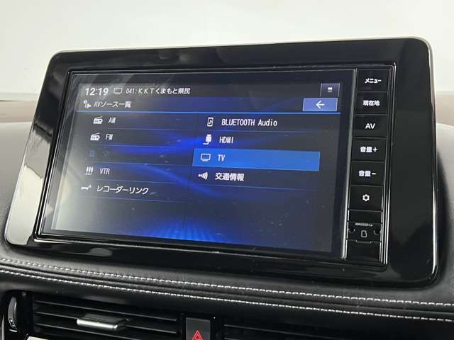 日産オリジナルナビゲーション付です。TV・Bluetooth接続可能です。