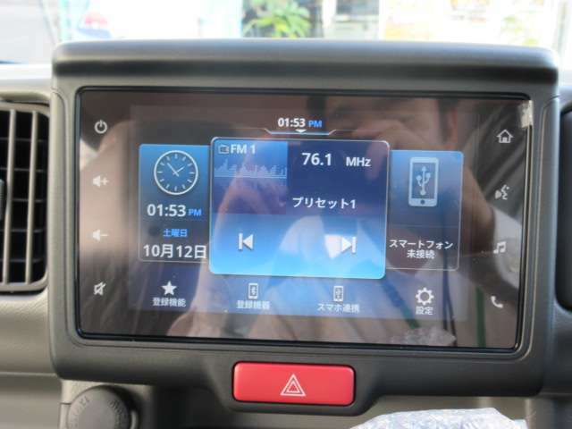 純正のバックカメラ付ディスプレイオーディオも装備しております！AppleCarPlay・AndroidAuto・Bluetoothなどの機能でスマホとの連携が可能でございます♪