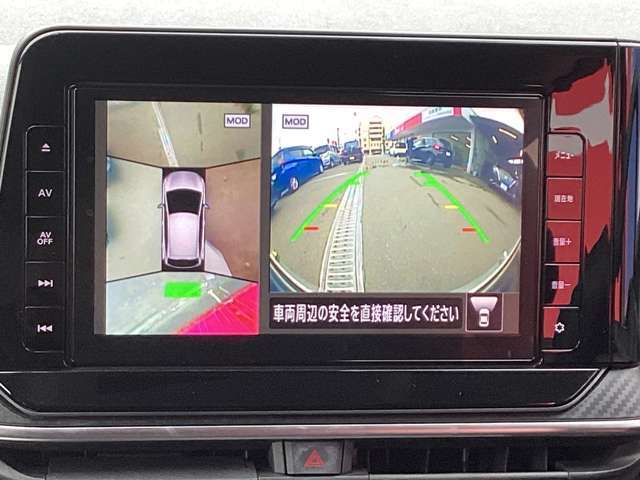 もうお馴染み！車の周りが見れるアラウンドビューモニター！