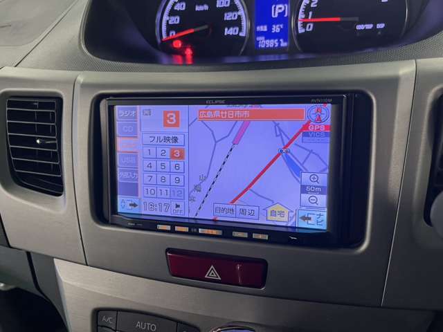 【社外ナビ】　こちらのお車のナビはワンセグTVの視聴ができます！