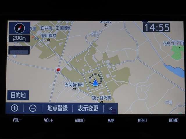 純正Bluetooth対応ナビを装備。タッチパネル式で使いやすく、お出かけもラクラクです。