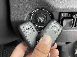 【スマートキー（エンジンスタートストップスイッチ）】スマートキー（電子キー）を持っていれば、スイッチを押すだけでエンジンをかけることができます！