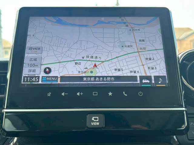 ≪純正メモリーナビ≫　純正のメモリーナビが付いておりますので、初めての場所でも安心です！　フルセグTVも見られます！