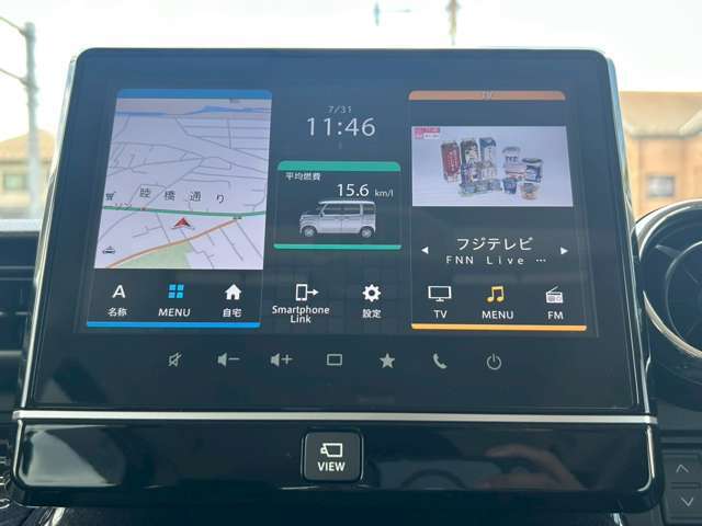 ≪純正メモリーナビ≫　純正のメモリーナビが付いておりますので、初めての場所でも安心です！　フルセグTVも見られます！