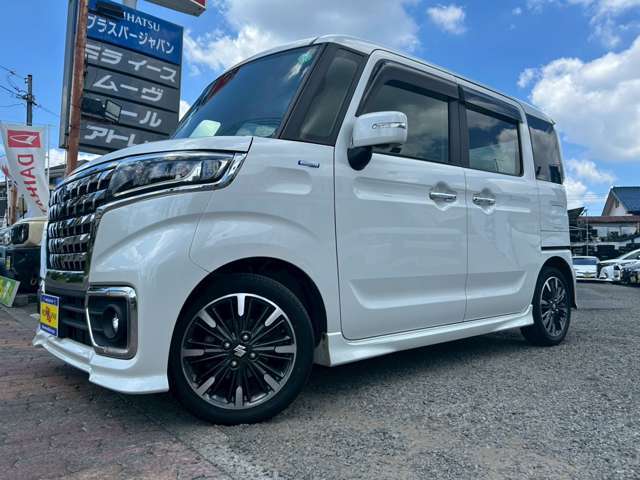 《R4年11月 スペーシアカスタム ハイブリッドXSターボ入庫しました！　今大人気の軽自動車のハイブリッドです！》