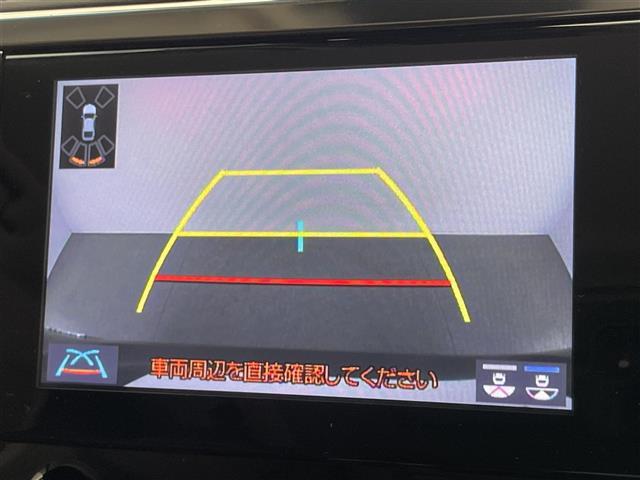 【バックカメラ】駐車時に後方がリアルタイム映像で確認できます。大型商業施設や立体駐車場での駐車時や、夜間のバック時に大活躍！運転スキルに関わらず、今や必須となった装備のひとつです！
