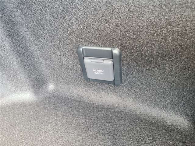 1500Wの電源コンセントつきです！