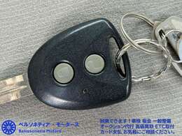 キーレスキーが付属しております。