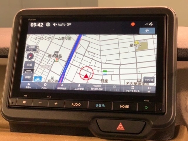 ギャザズナビ搭載です。知らない道も安心ですね！