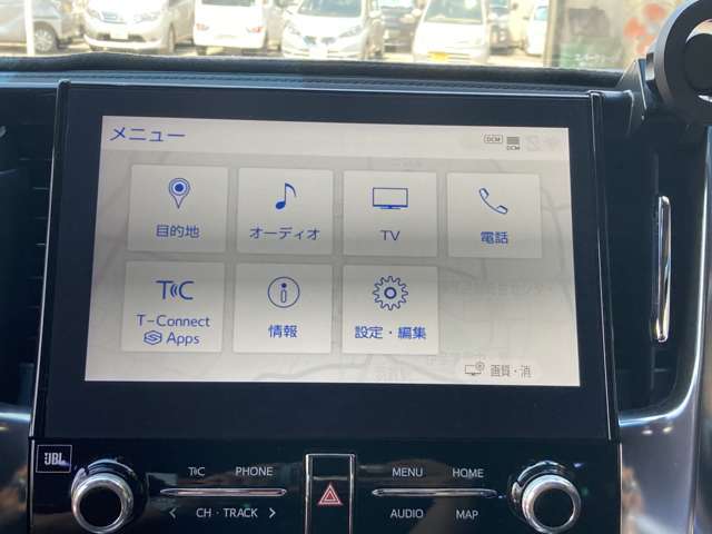 いつの時代でも必須！カーナビ設置済み。操作方法もラクラク♪ナビがあればどこにでもお出かけできますね♪