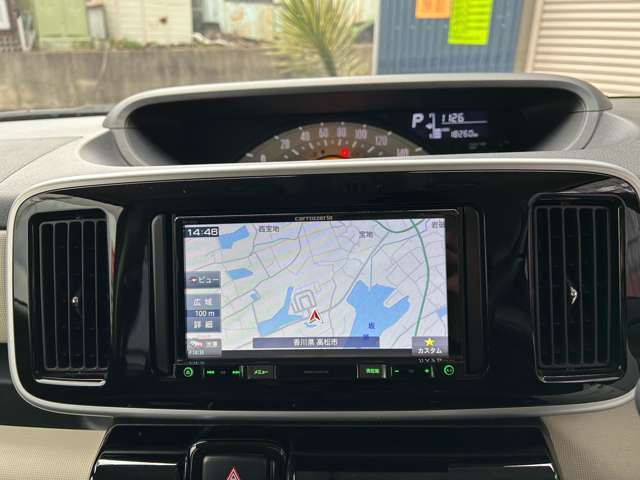 ナビがついているので運転も安心ですね！