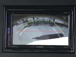 後方確認良好なバックモニター付き！