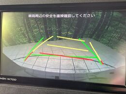 【バックカメラ】駐車時に後方がリアルタイム映像で確認できます。大型商業施設や立体駐車場での駐車時や、夜間のバック時に大活躍！運転スキルに関わらず、今や必須となった装備のひとつです！