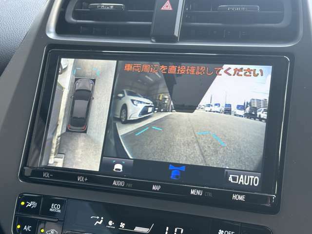 【パノラミックビューモニター】360度カメラも装着されております！車内のスイッチで切り替え可能です！リバース時には、自動でバックカメラと併用で映し出されますので、全周囲を確認しながら後退可能です！！！