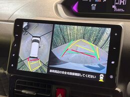 【パノラマモニター】専用のカメラにより、上から見下ろしたような視点で360度クルマの周囲を確認することができます☆死角部分も確認しやすく、狭い場所での切り返しや駐車もスムーズに行えます。