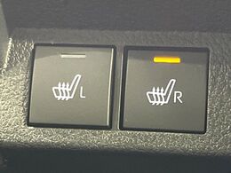 【シートヒーター】寒い日に重宝するシートヒーター！エアコンより早く温まってくれるので寒がりの人も安心ですね♪エアコンの温風は乾燥するから苦手、という方にもをおすすめです。