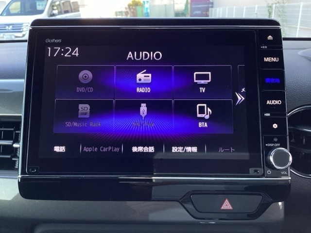 CD・DVD・TV・BLUETOOSHなどオーディオは充実しています。