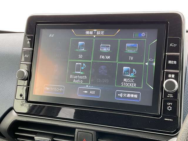 ナビのAV機能です。DVDも見れます。