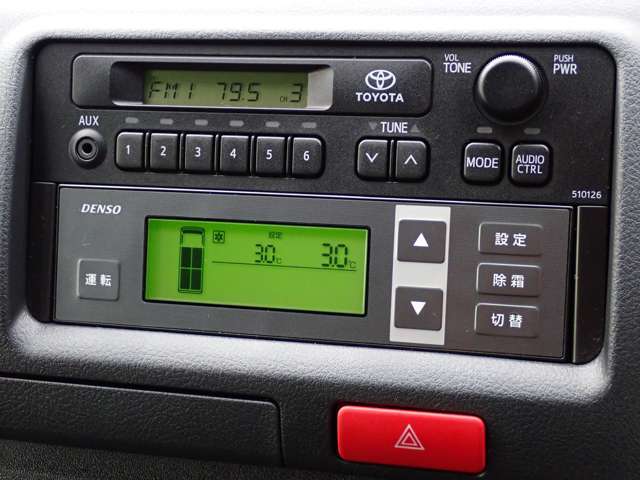 デンソー冷蔵機（CGA406）が装備されています。設定温度の範囲は「3℃～35℃」です。動作確認にて、最低温度が「3℃」まで表示されました。推奨の使用温度域は「5℃～＋20℃」です。