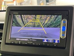 【バックカメラ】駐車時に後方がリアルタイム映像で確認できます。大型商業施設や立体駐車場での駐車時や、夜間のバック時に大活躍！運転スキルに関わらず、今や必須となった装備のひとつです！