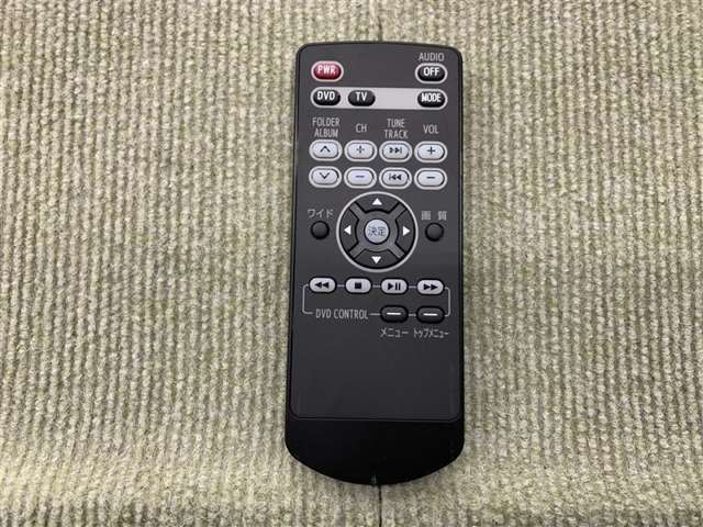 後席モニター用リモコン